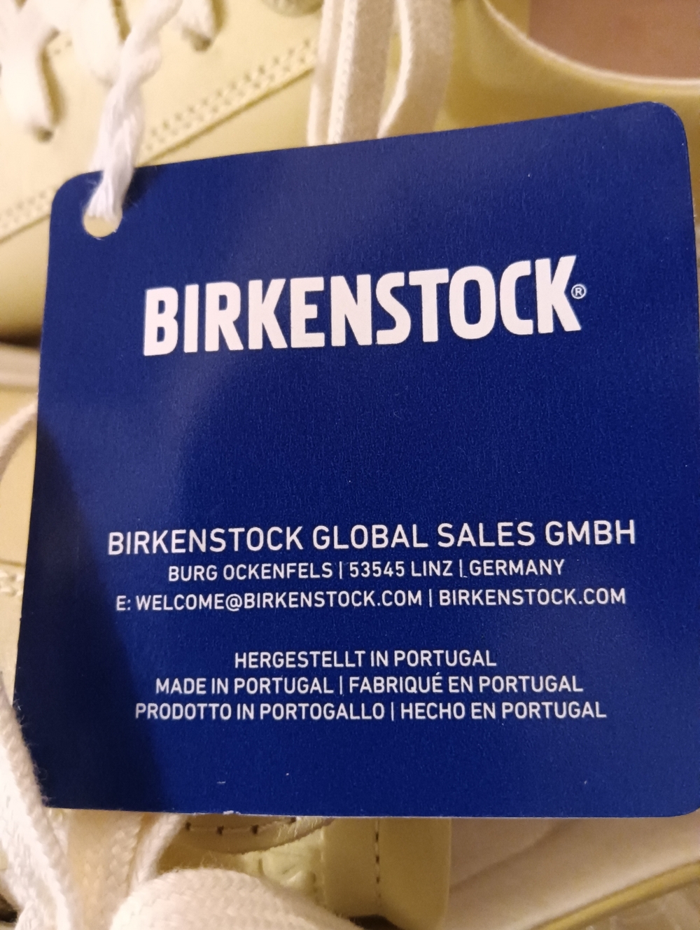 Birkenstock Bend Low  - Womens Size 9 (40)- Butter Yellow Leather - Picture 5 of 6